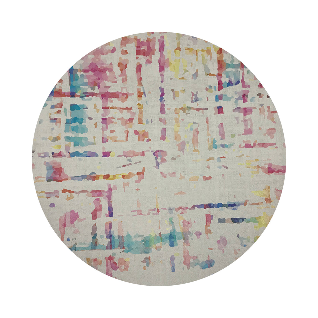 Coco Cream 16 Round Pebble Placemat, Set Of 4 - nicolettemayer.com