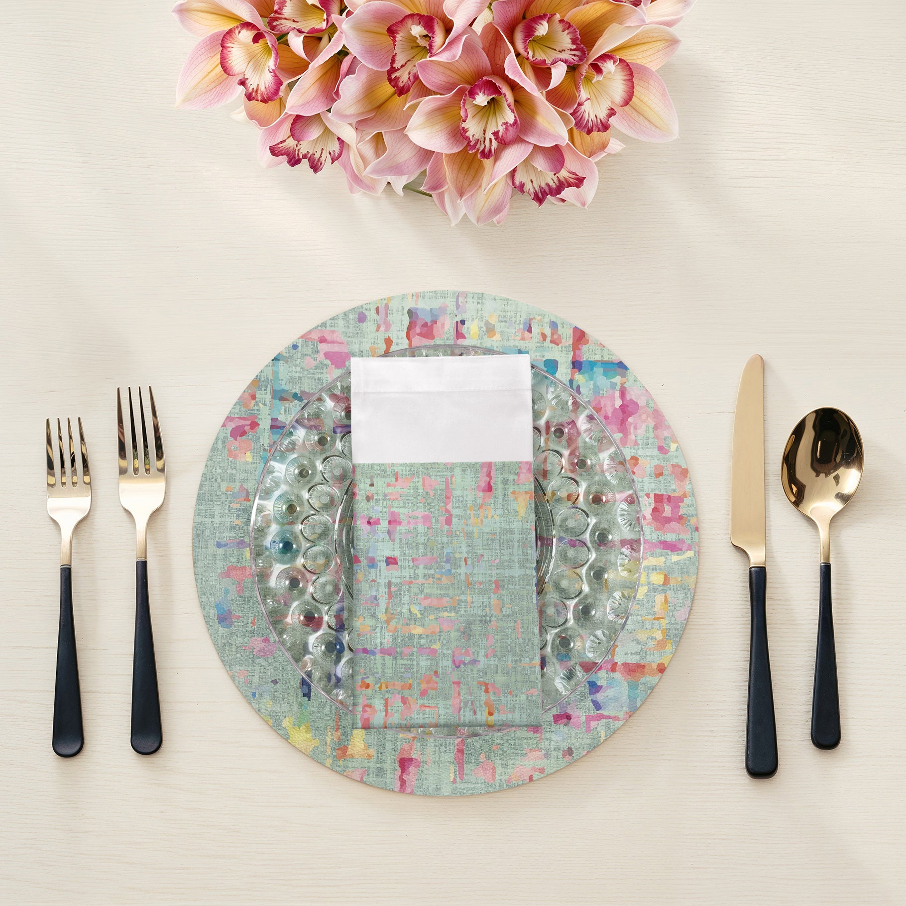 Coco Mint 22X22 Hemstitch Napkin, Set Of 4 - nicolettemayer.com