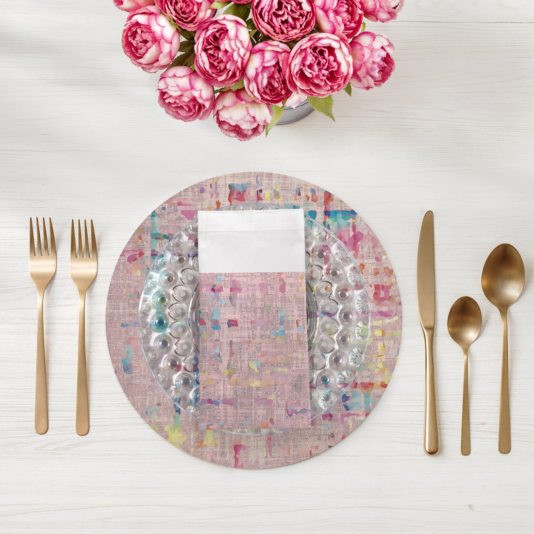 Coco Pink 22X22 Hemstitch Napkin - nicolettemayer.com