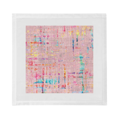 Coco Pink Cotton Sateen Dinner Napkins