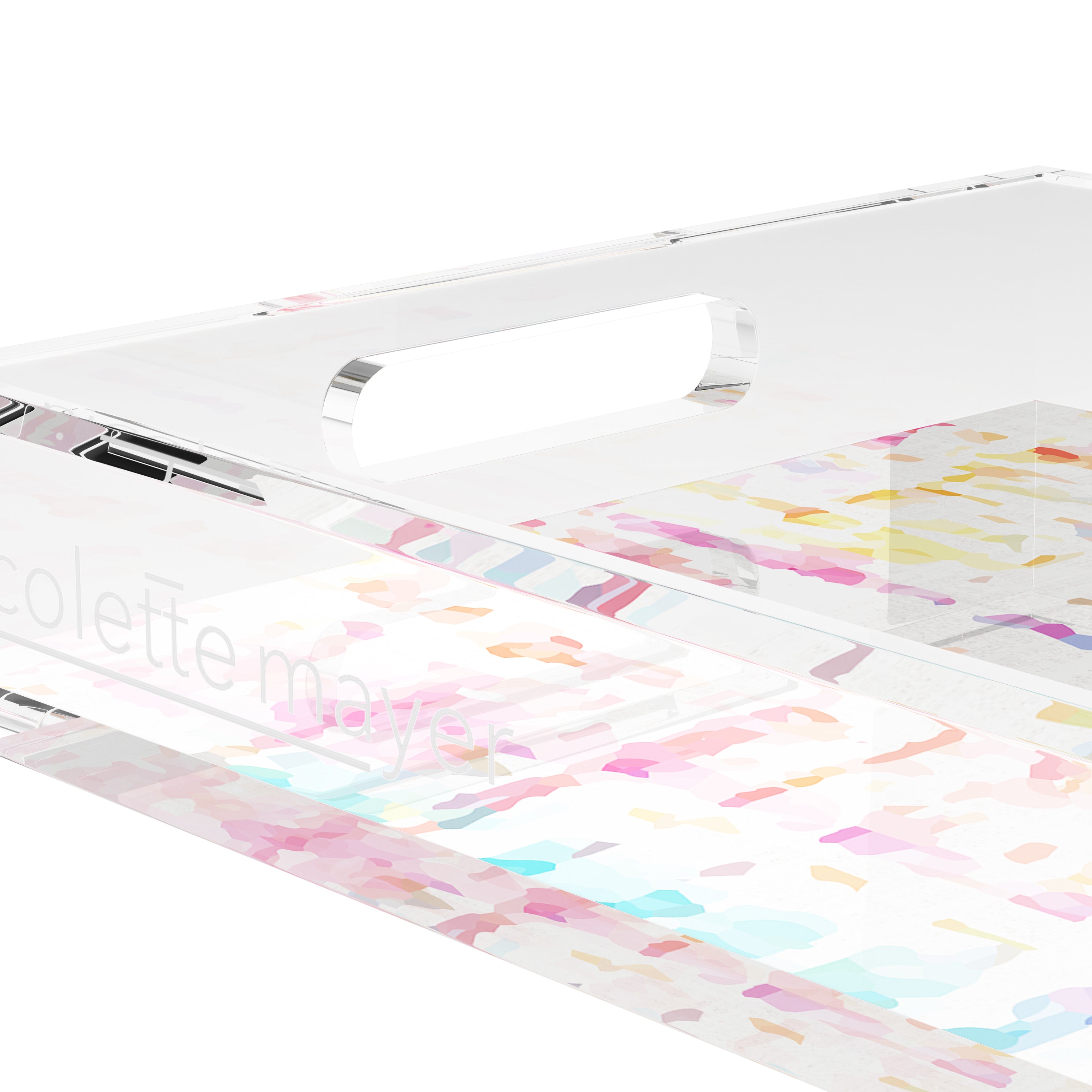 Coco Cream 22.5X14.5 Acrylic Tray - nicolettemayer.com
