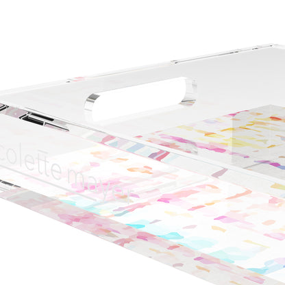 Coco Cream 22.5X14.5 Acrylic Tray - nicolettemayer.com
