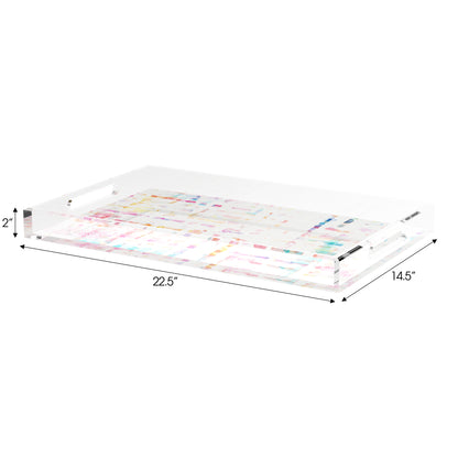 Coco Cream 22.5X14.5 Acrylic Tray - nicolettemayer.com
