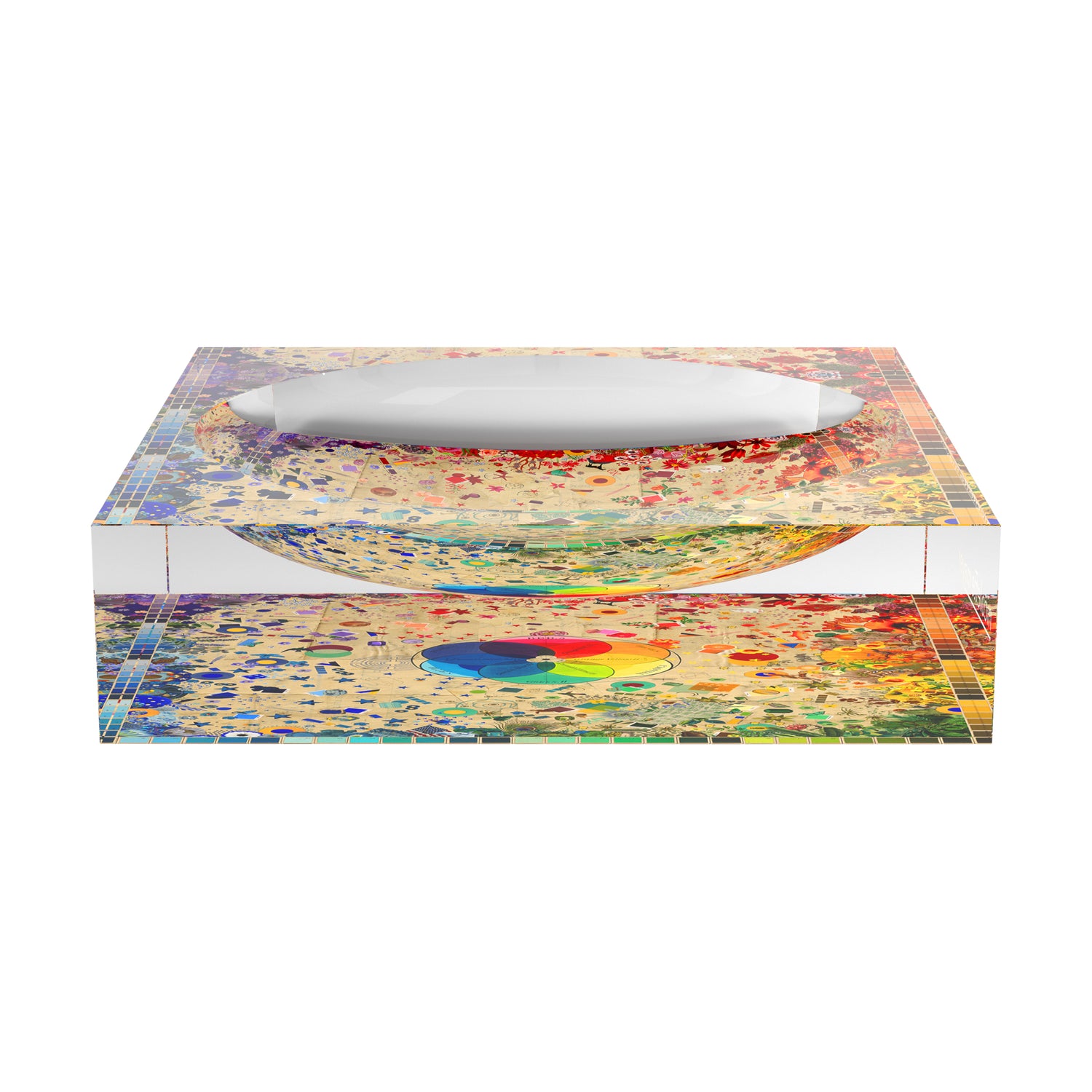 Color Wheel XOXO Acrylic Candy Catchall Dish - nicolettemayer.com