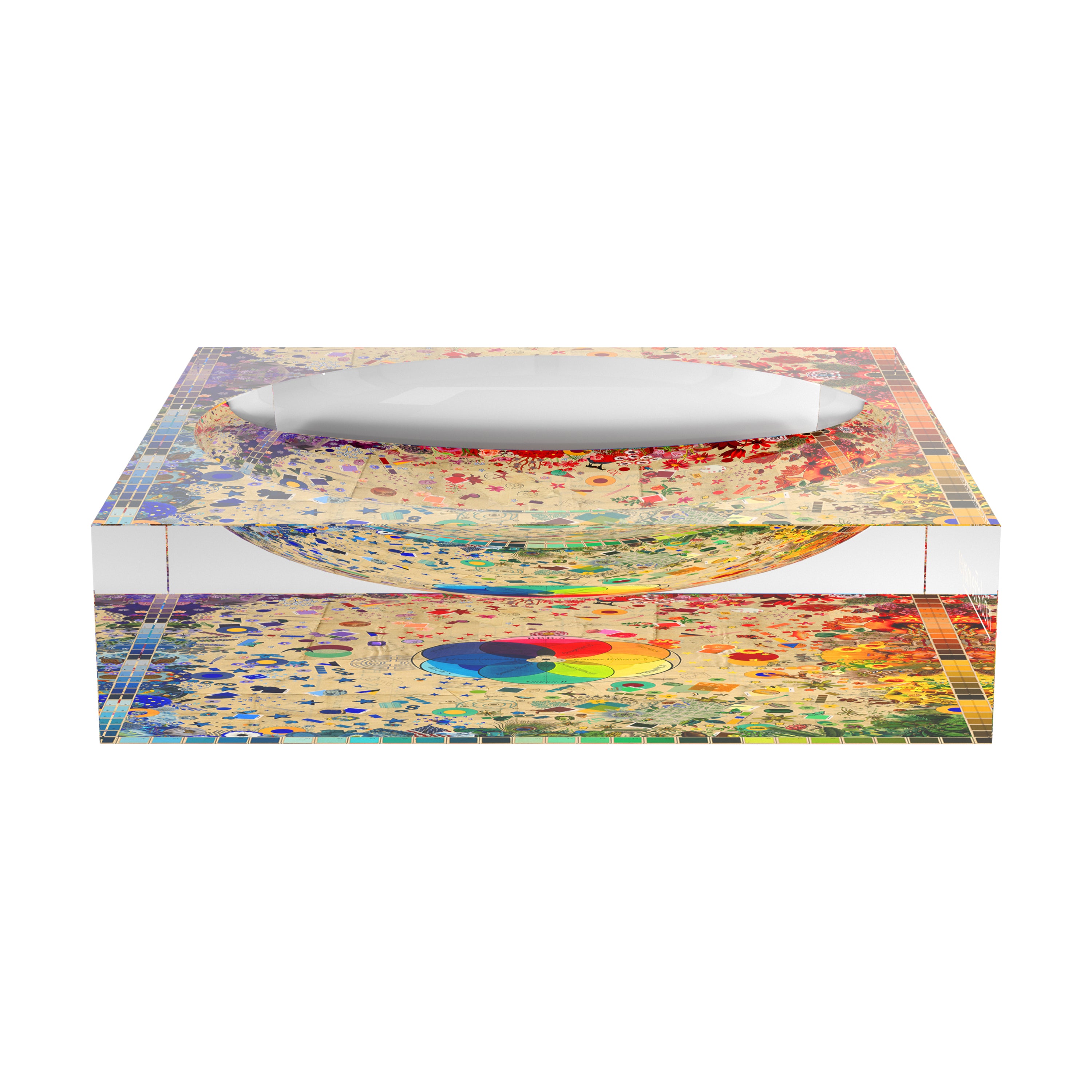 Color Wheel XOXO Acrylic Candy Catchall Dish - nicolettemayer.com