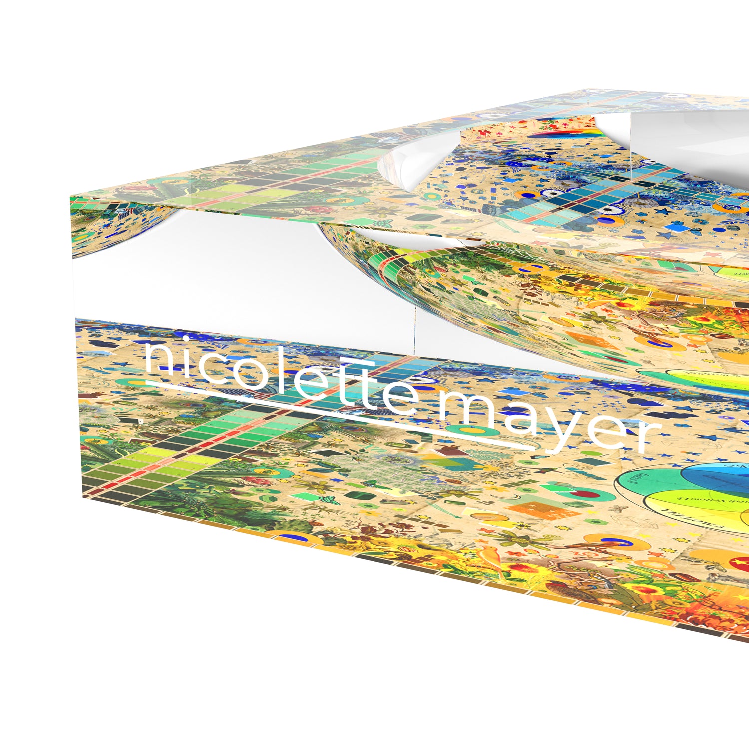 Color Wheel XOXO Acrylic Candy Catchall Dish - nicolettemayer.com