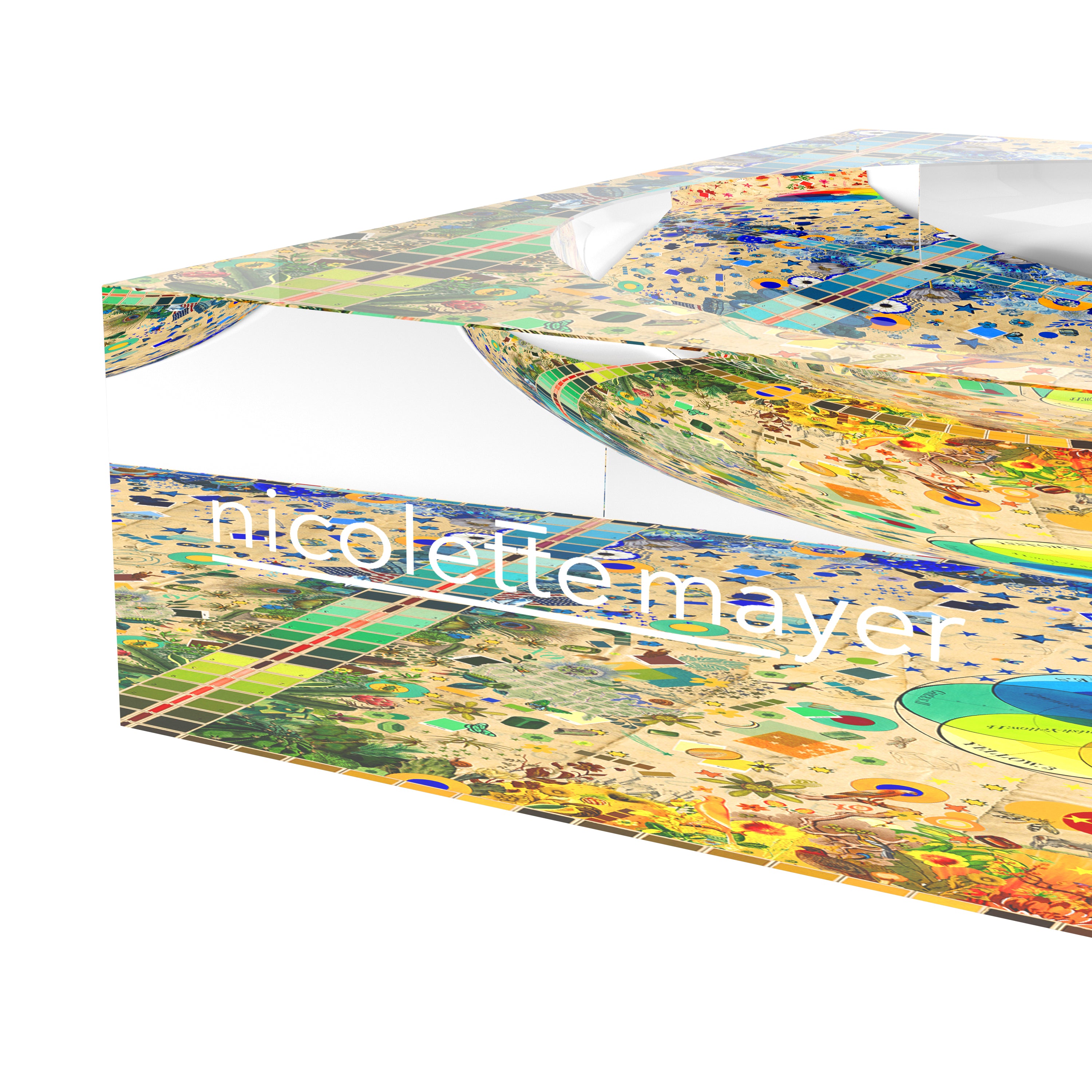 Color Wheel XOXO Acrylic Candy Catchall Dish - nicolettemayer.com