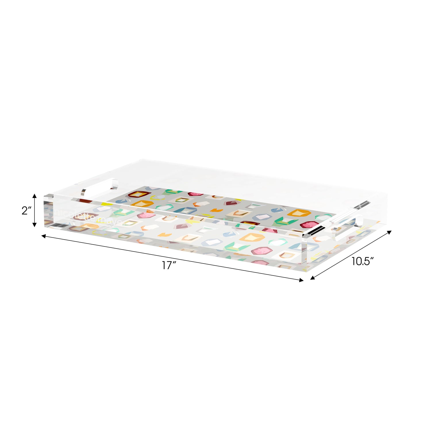 Colorpop Andre 17X10.5 Acrylic Tray - nicolettemayer.com
