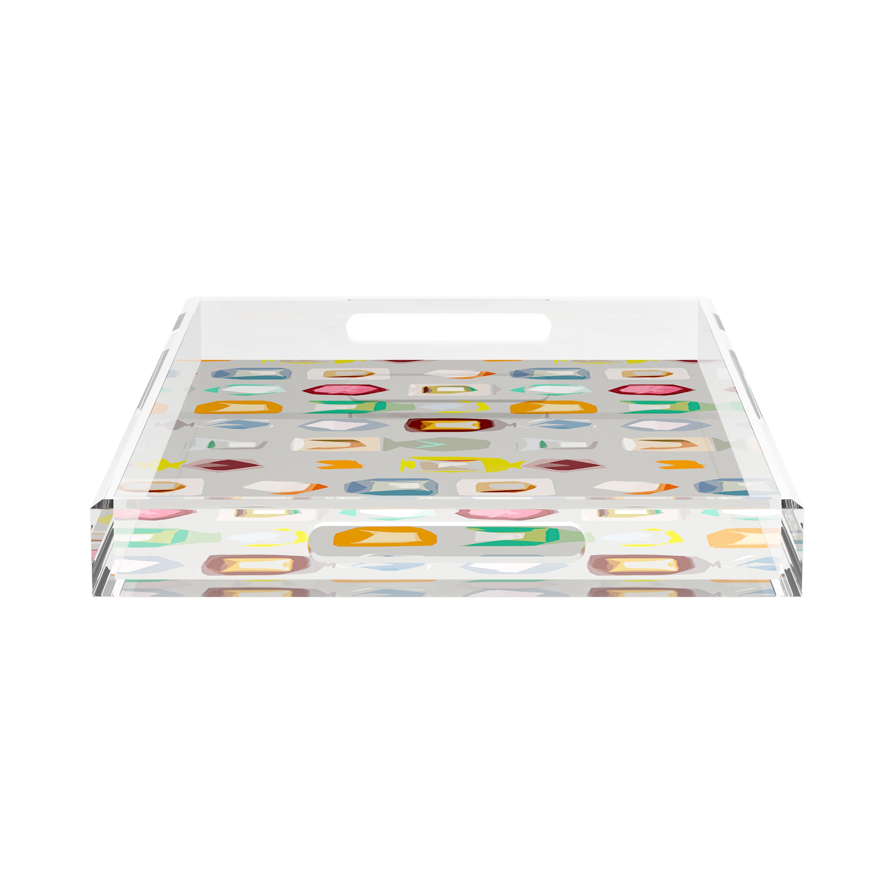 Colorpop Andre 22.5X14.5 Acrylic Tray - nicolettemayer.com
