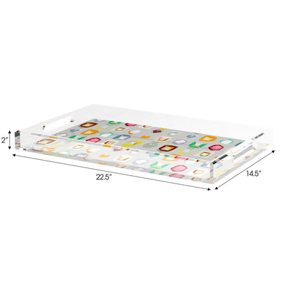 Colorpop Andre 22.5X14.5 Acrylic Tray - nicolettemayer.com
