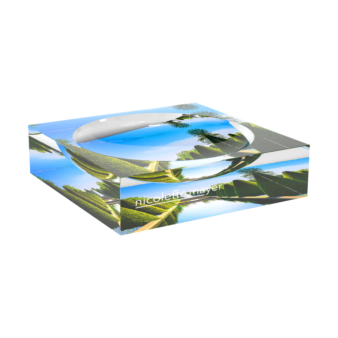 Conical Topiary Acrylic Candy Catchall Dish - nicolettemayer.com