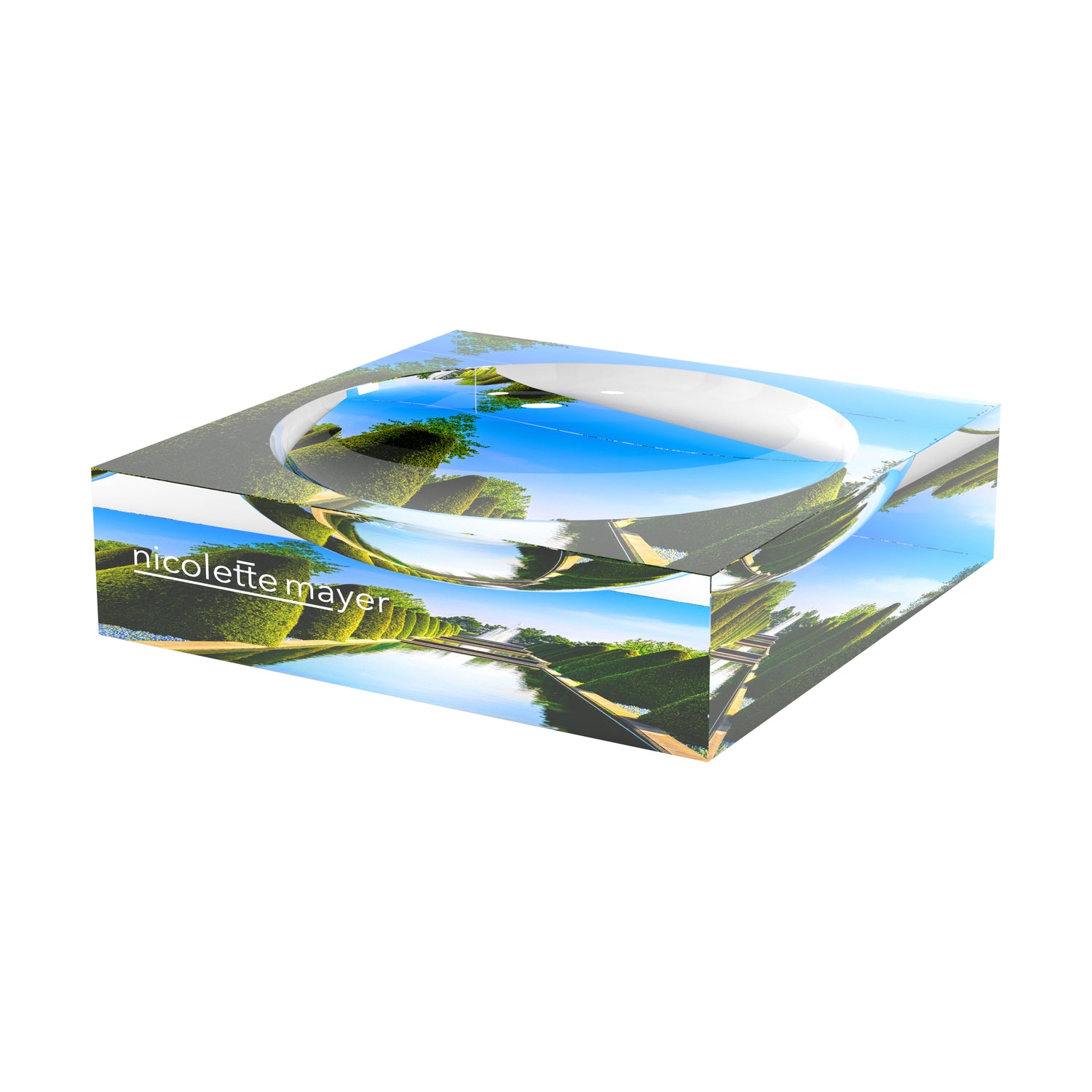 Conical Topiary Acrylic Candy Catchall Dish