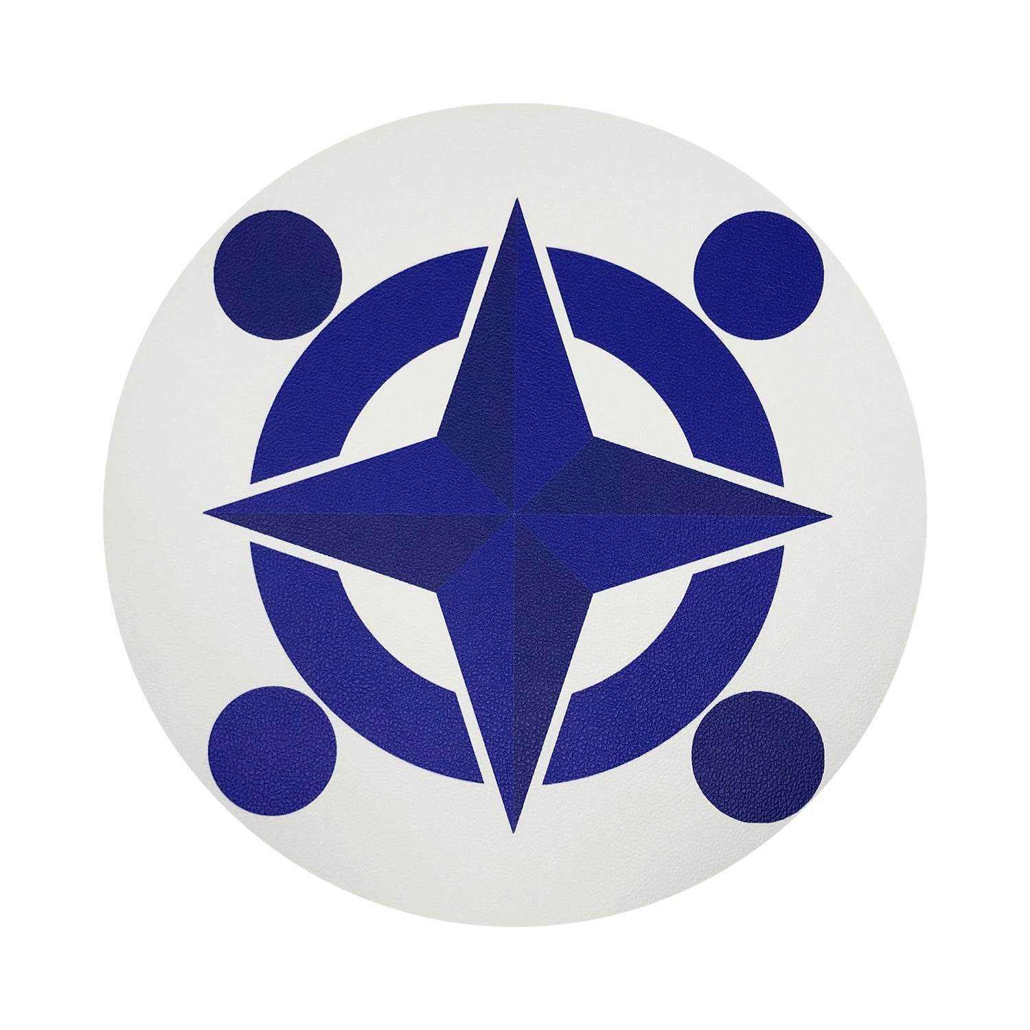 Constellations Compass 16 Round Pebble Placemat, Set Of 4 - nicolettemayer.com
