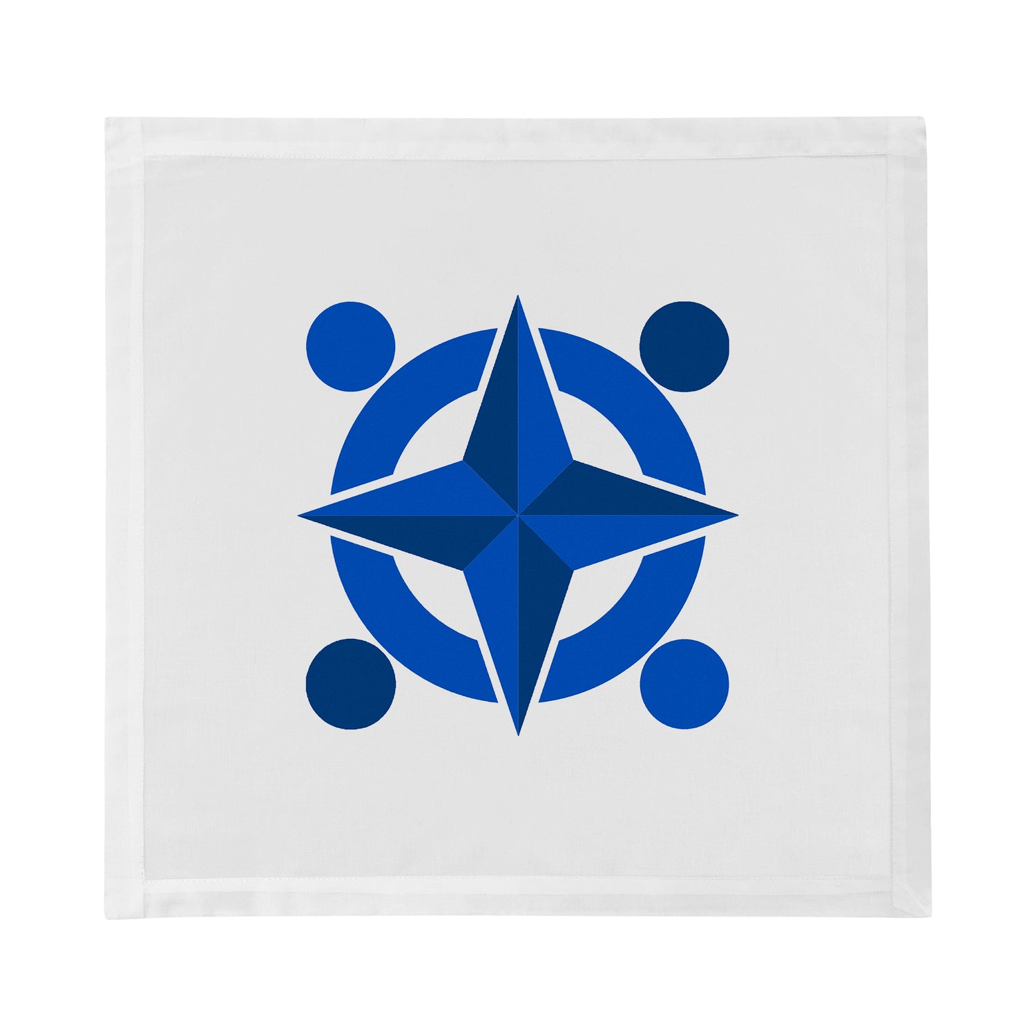 Sternbilder Kompass 22X22 Hohlsaum-Servietten, 4er-Set