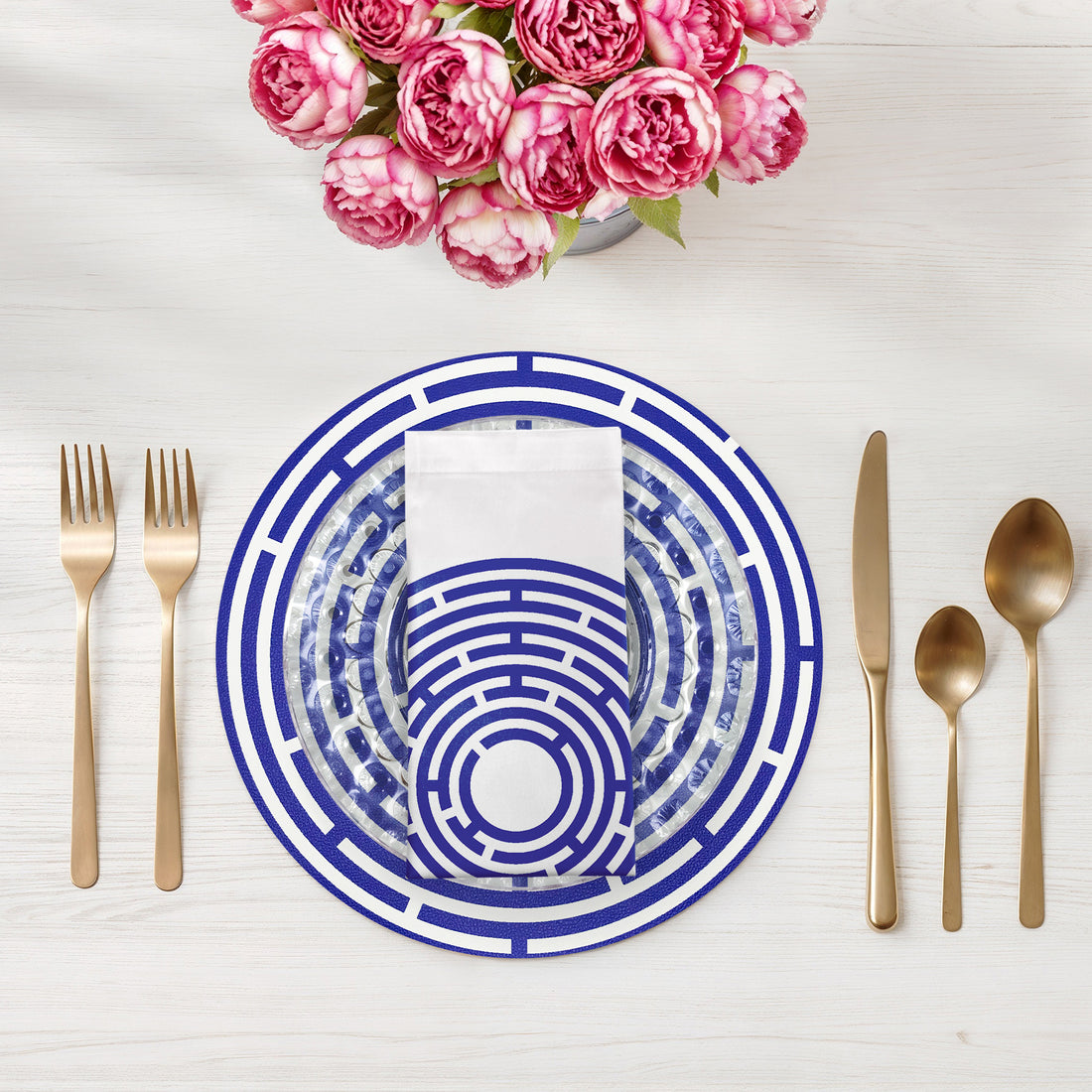 Constellations Maze Cotton Sateen Dinner Napkins - nicolettemayer.com