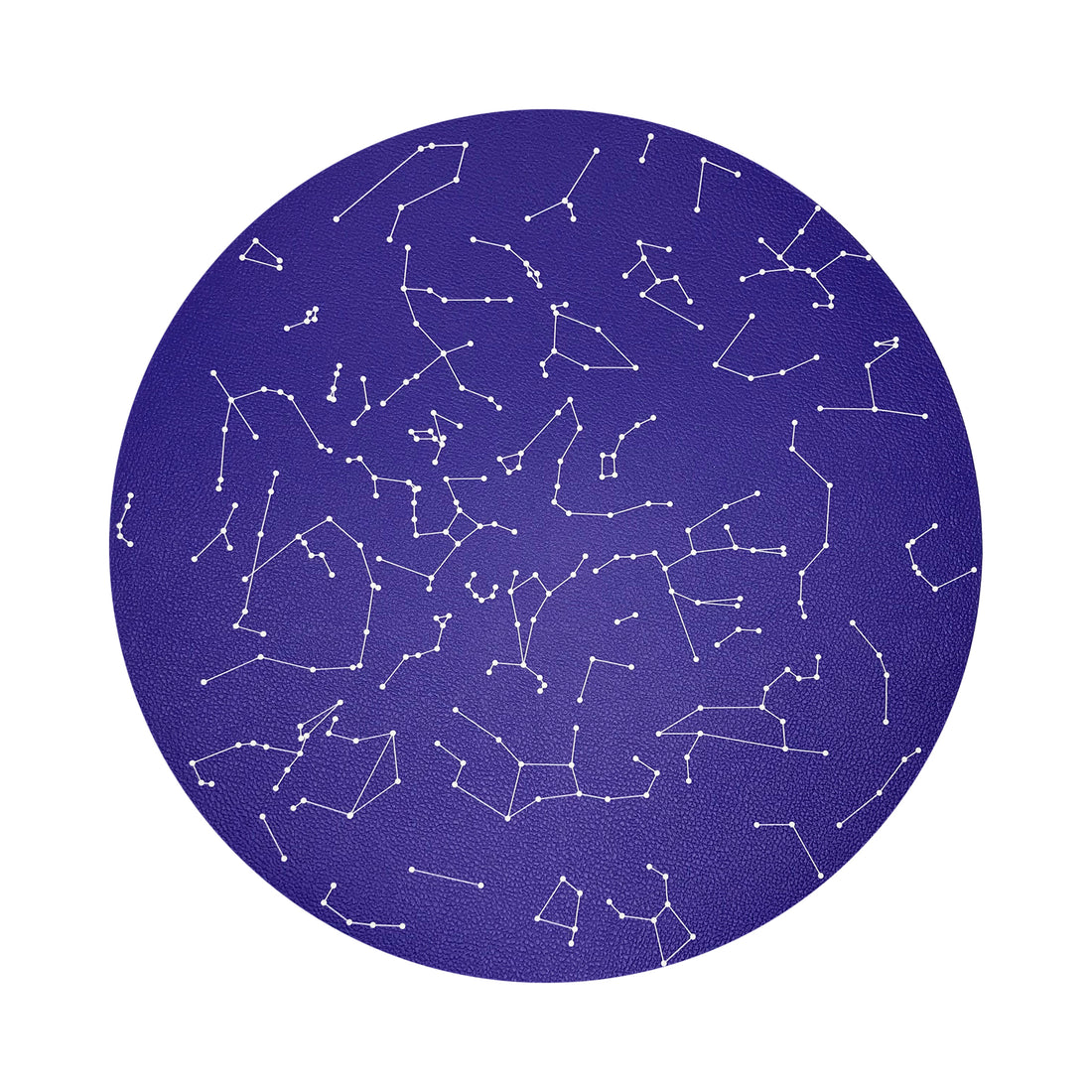 Constellations Stars 16 Round Pebble Placemat, Set Of 4 - nicolettemayer.com