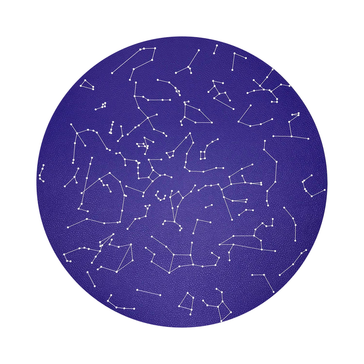 Constellations Stars 16 Round Pebble Placemat, Set Of 4 - nicolettemayer.com