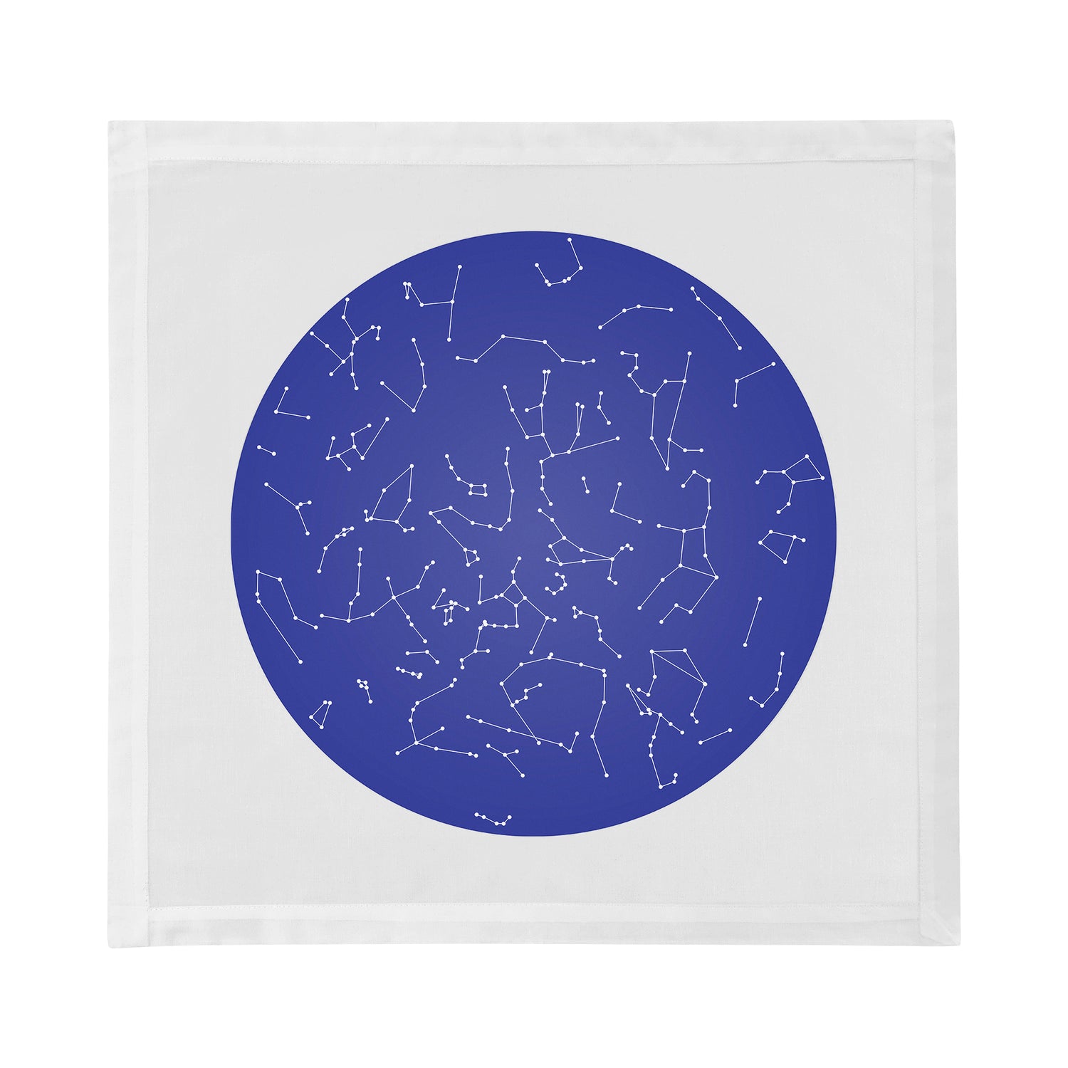 Constellations Stars Cotton Sateen Dinner Napkins - nicolettemayer.com