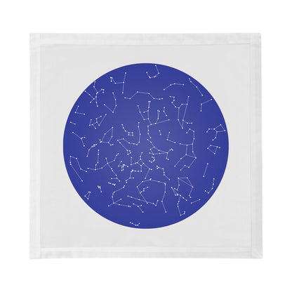 Constellations Stars Cotton Sateen Dinner Napkins - nicolettemayer.com