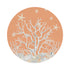 Coral Branch Peach 16" Round Pebble Placemats, Set of 4 - nicolettemayer.com
