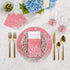 Coral Branch Pink 16" Round Pebble Placemats, Set of 4 - nicolettemayer.com
