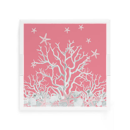 Coral Reef Pink 12X12 Acrylic Tray - nicolettemayer.com

