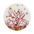 Coral Reef White Red 17.5" Rectangle Pebble Placemat, Set Of 4 - nicolettemayer.com
