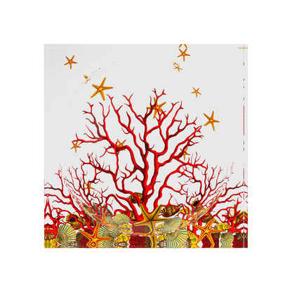 Coral Reef Red Acrylic Candy Catchall Dish