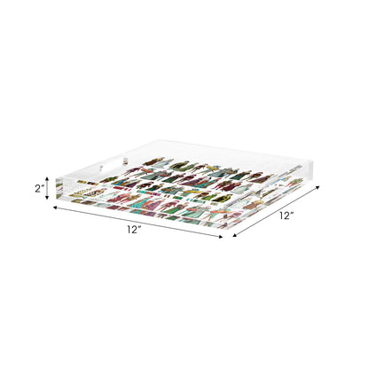 Costumes 1530 Acrylic Decorative Tray, 12 x 12 in. by Nicolette Mayer 