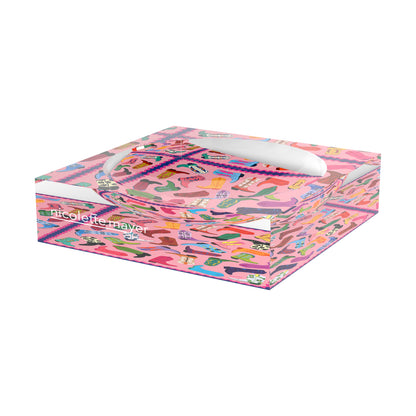 Cowboy Boot Love XOXO Acrylic Candy Catchall Dish - nicolettemayer.com