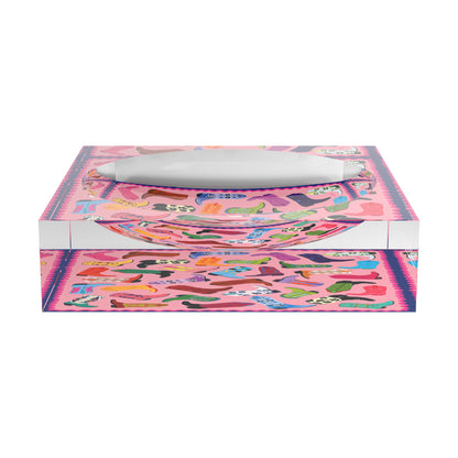 Cowboy Boot Love XOXO Acrylic Candy Catchall Dish - nicolettemayer.com