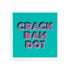 Mahjong Crack Bam Dot Acqua Pink 12X12 Acrylic Tray - nicolettemayer.com 