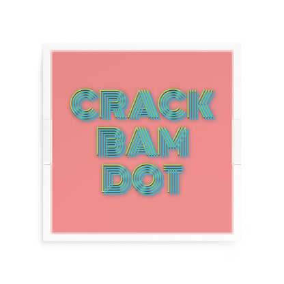 Mahjong Crack Bam Dot Petal Tendril 12X12 Acrylic Tray - nicolettemayer.com 