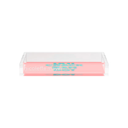 Mahjong Crack Bam Dot Petal Tendril  12.5x7.75 Acrylic Tray - nicolettemayer.com 
