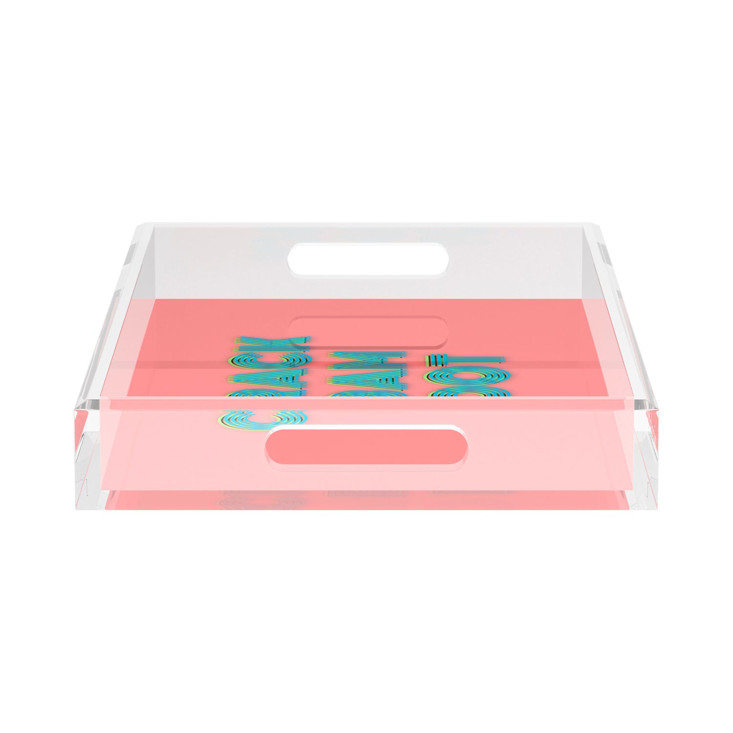 Mahjong Crack Bam Dot Petal Tendril  17X10.5 Acrylic Tray - nicolettemayer.com 