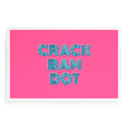 Mahjong Crack Bam Dot Hybiscus Powder  22.5x14.5 Acrylic Tray - nicolettemayer.com 