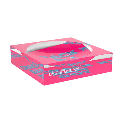 Mahjong Crack Bam Dot Hybiscus Powder Candy Catchall Dish