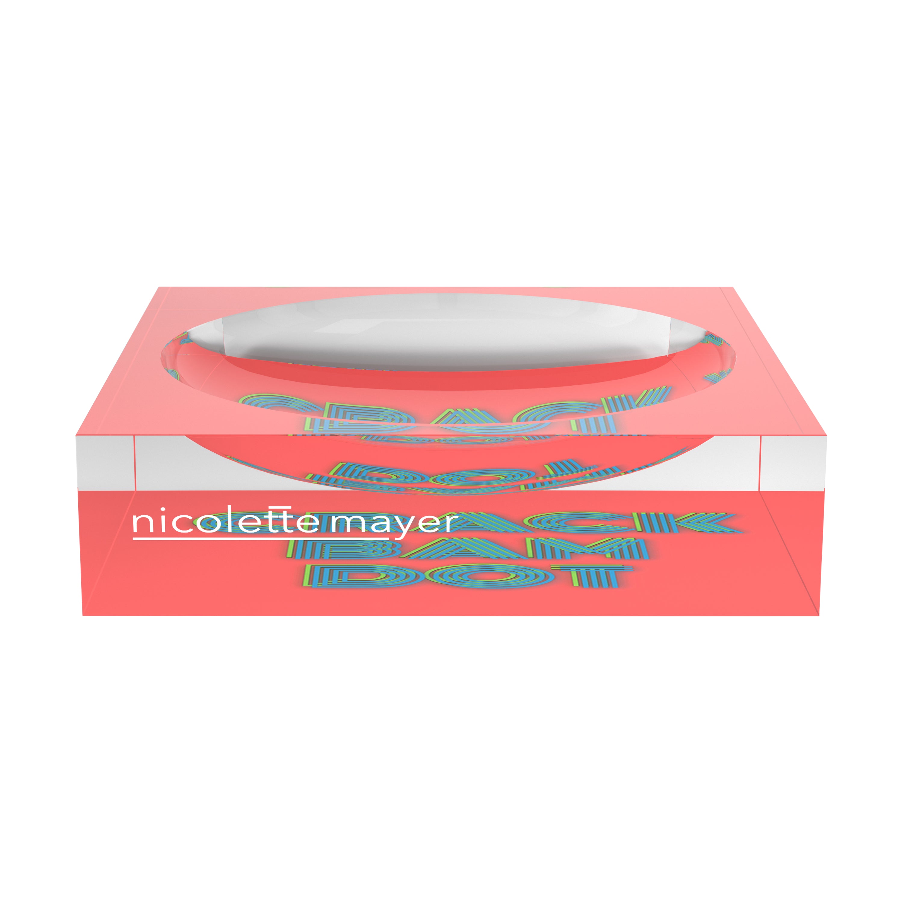 Mahjong Crack Bam Dot Petal Tendril Candy Catchall Dish