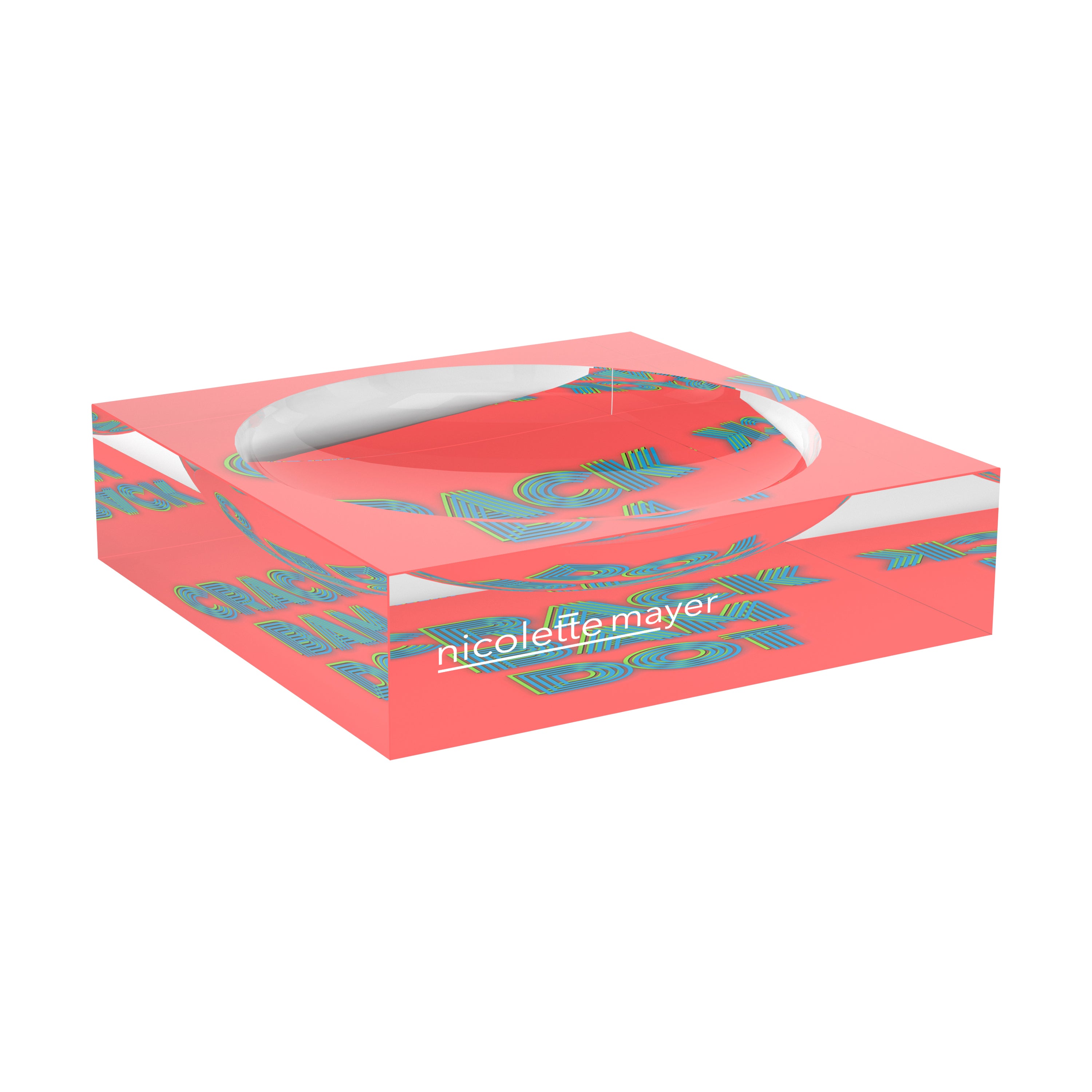 Mahjong Crack Bam Dot Petal Tendril Candy Catchall Dish