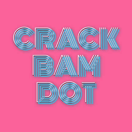 Mahjong Crack Bam Dot Hybiscus Powder Square Tray