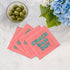 Crack Bam Dot Petal Tendril Cotton Sateen Cocktail Napkins - nicolettemayer.com