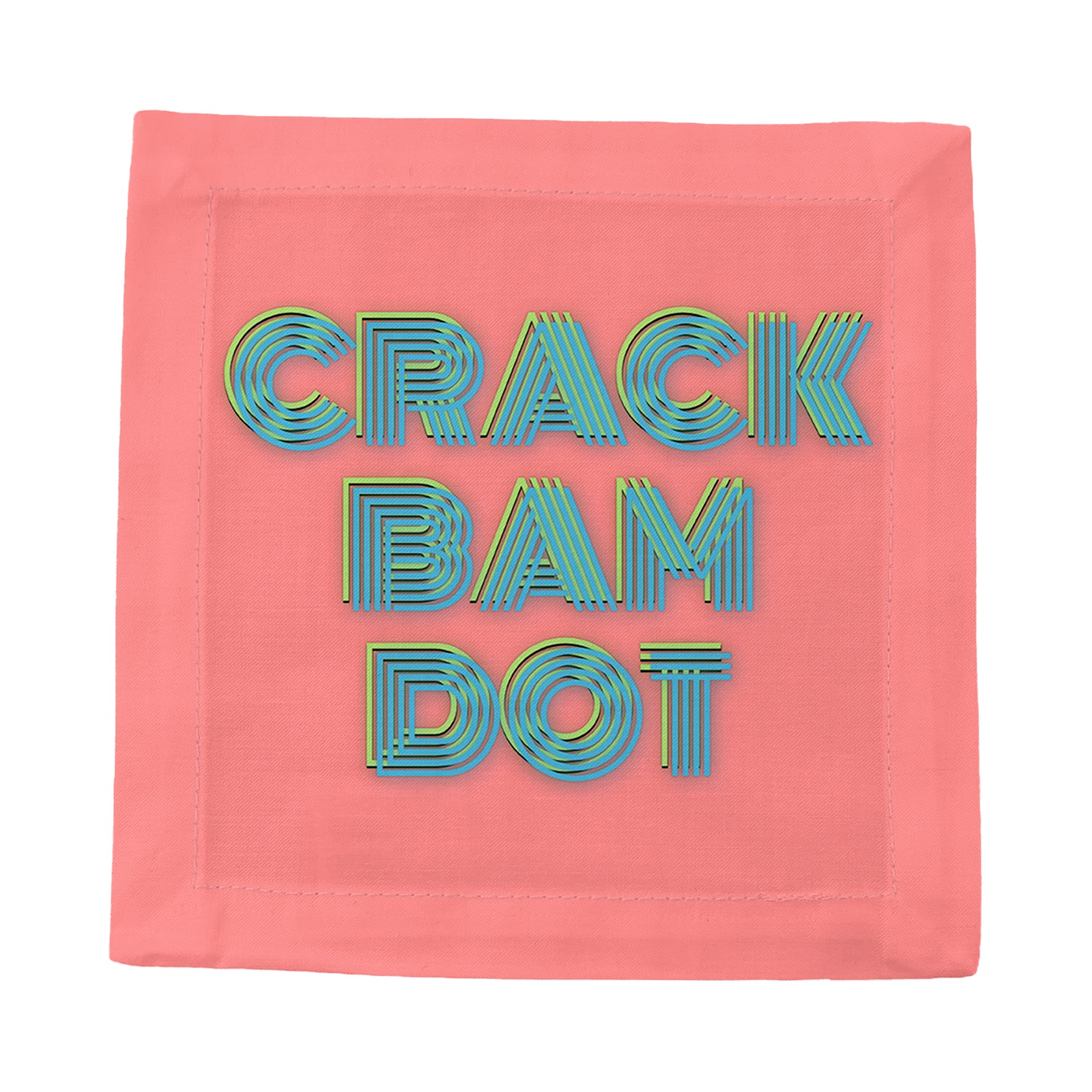 Crack Bam Dot Petal Tendril Cotton Sateen Cocktail Napkins - nicolettemayer.com