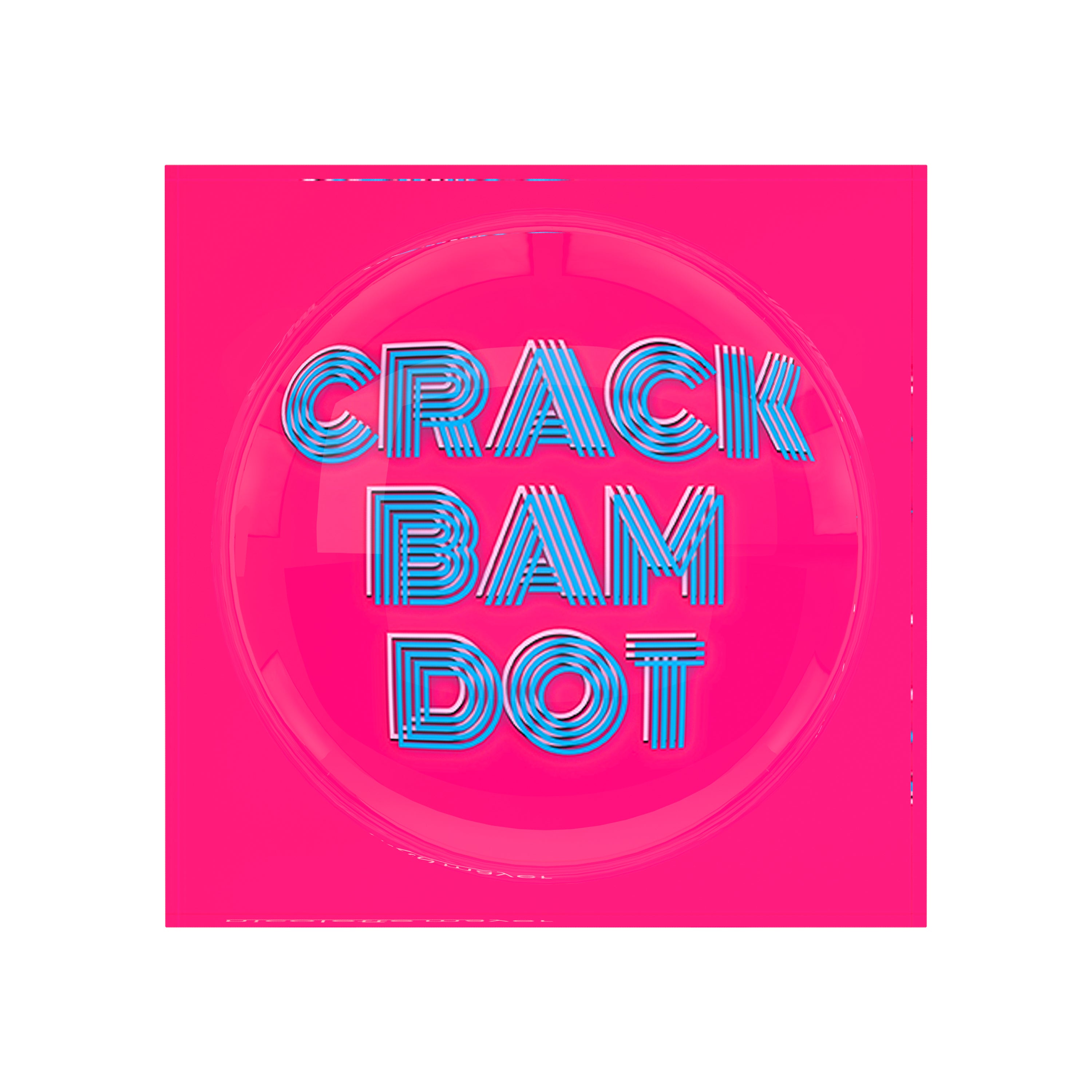 Crack Bam Dot Hybiscus Powder Acrylic Candy Catchall Dish