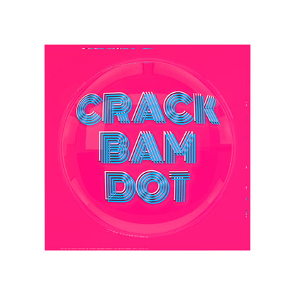 Crack Bam Dot Hybiscus Powder Acrylic Candy Catchall Dish