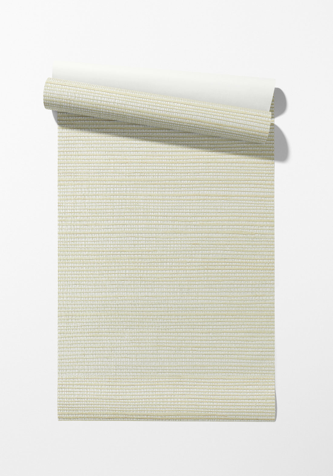 Metallica Cream Grasscloth Solid Wallpaper