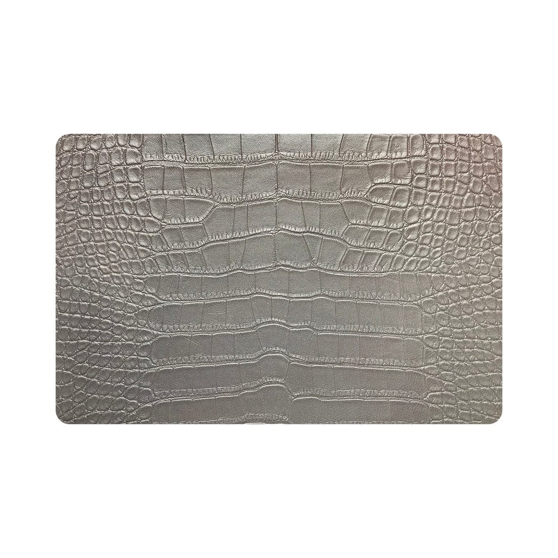 Crocodile Champagne 17.5 Rectangle Pebble Placemats, Set Of 4 - nicolettemayer.com