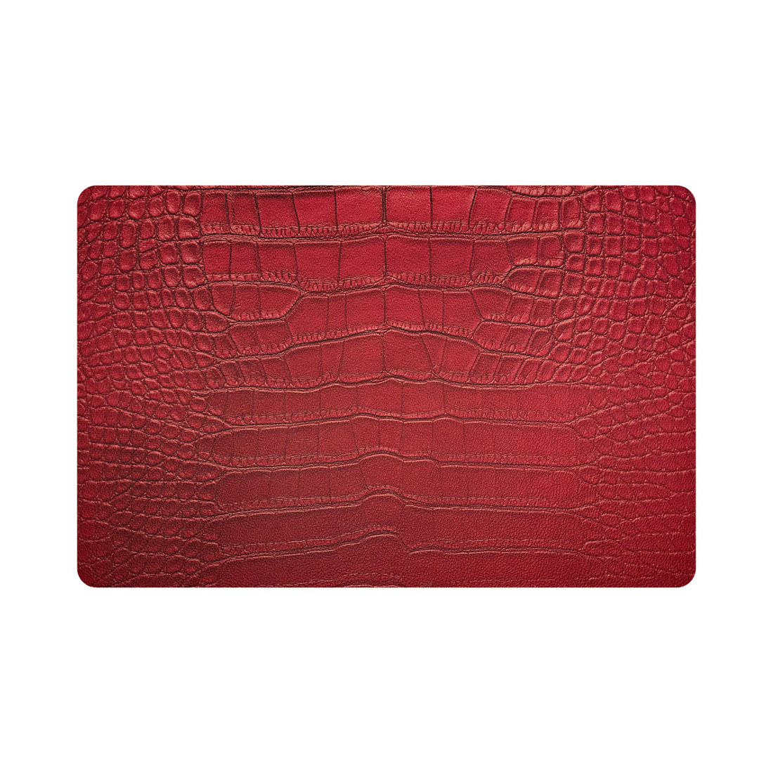 Crocodile Chelsea Garden Red 17.5 Rectangle Pebble Placemats, Set Of 4 - nicolettemayer.com