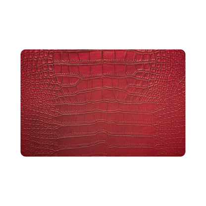 Crocodile Chelsea Garden Red 17.5&quot; Rectangle Pebble Placemat, Set Of 4 - nicolettemayer.com
