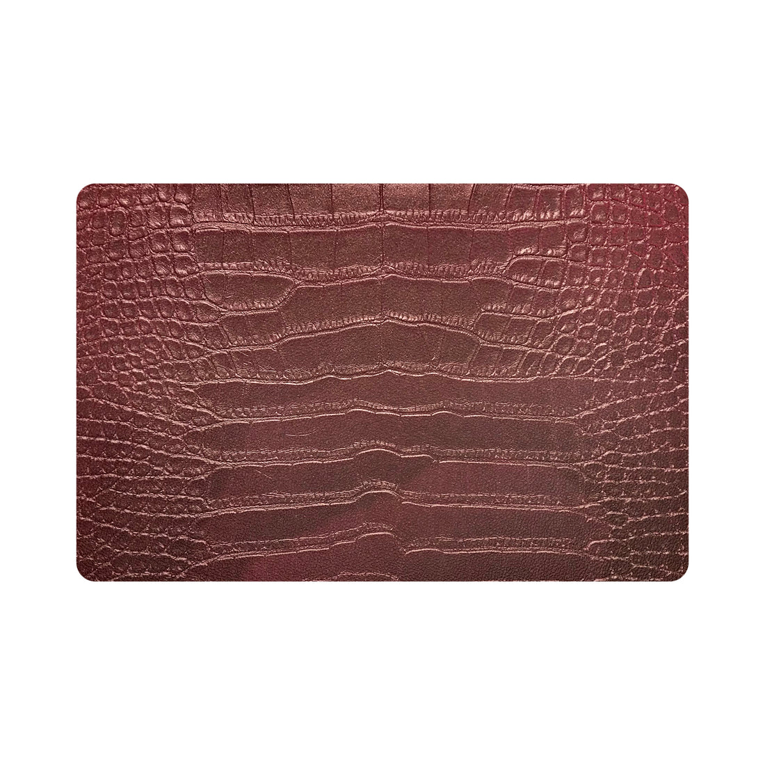 Crocodile Copper 17.5 Rectangle Pebble Placemats, Set Of 4 - nicolettemayer.com