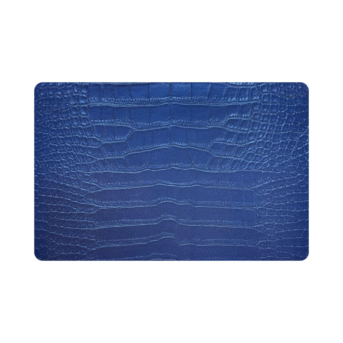 Crocodile Kyoto Blue 17.5 Rectangle Pebble Placemats, Set Of 4 - nicolettemayer.com
